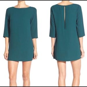 Leith Forest Green Shift Dress XS
